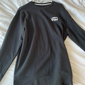 VANS Mens Black “I Want Vans” Sweatshirt size M